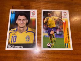 Panini EM 2008 - Ibrahimovic - Guter Zustand - 406 & 521