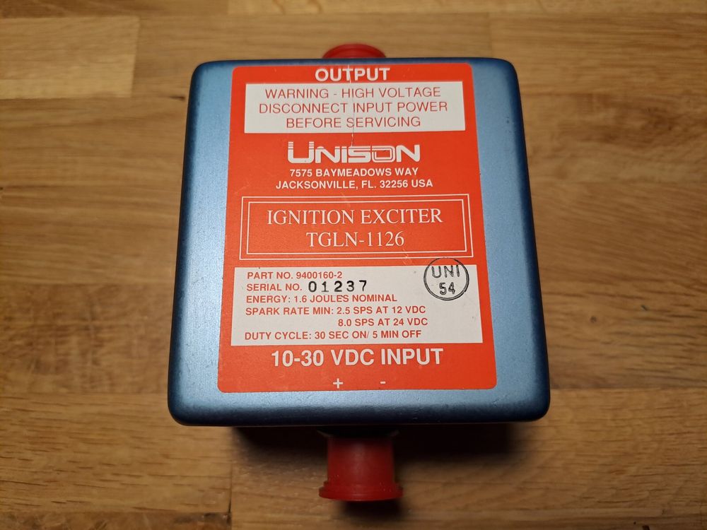 Ignition Exciter Unison TGLN1126 for Gasturbine Engines Kaufen