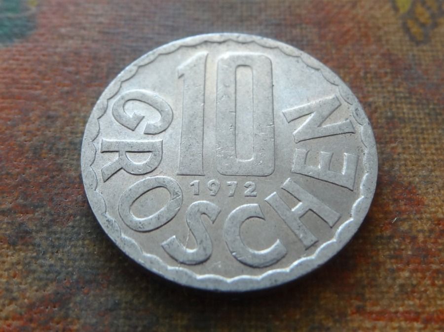 Tutti le monete: AUTRICHE  10  Groschen  1972 – Usato da Romanel-sur-Lausanne venduto da Swift13