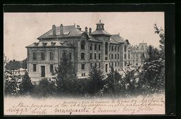 AK Neuchâtel, Ecole de Commerce, 1904