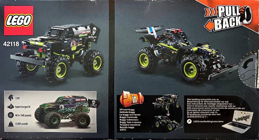 Spielzeuge: Technic 42118 Monster Jam Grave Digger – Gebraucht aus Aesch BL von VogelJ 2