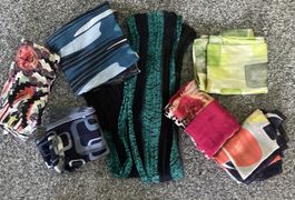 7 Stk Foulard Damenmoden Accessoires guter Zustand