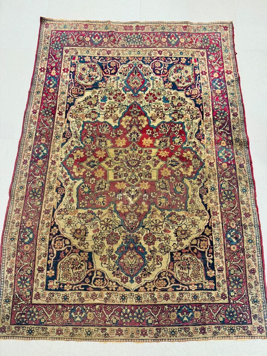 Tappeti: Antiker Persisch Teppich, Kashan 123X180 – Usato da Mols venduto da armanwalensee 1