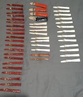 47 Uhrenbänder Leder (diverse Farben)