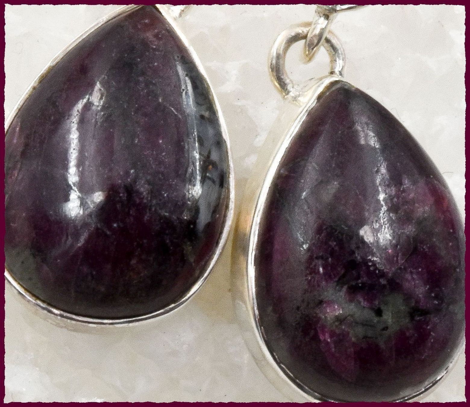 Orecchini pendenti & Orecchini a lobo: EUDIALYTE, Eudialyt Ohrhänger 925 Silber – Nuovo e nell'imballaggio originale da Oberglatt ZH venduto da Goldfee1 1