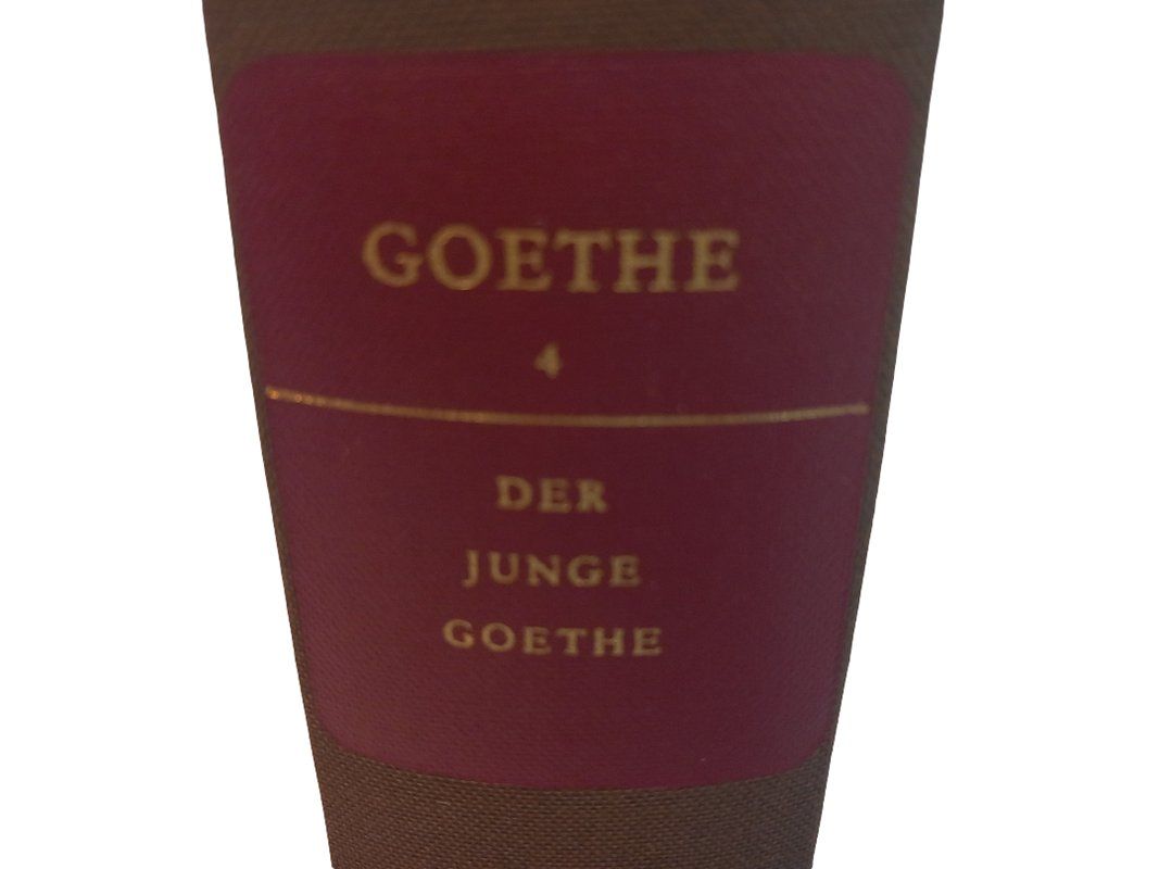 Libri: GOETHE DER JUNGE GOETHE Band 4 – Usato da Hünenberg venduto da Restwert_Zug