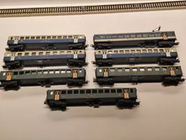7 Personenwagen BLS Hag 2x440 / 2x455 / 445 / 450 / 468