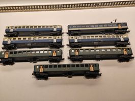 7 Personenwagen der BLS (Hag?)