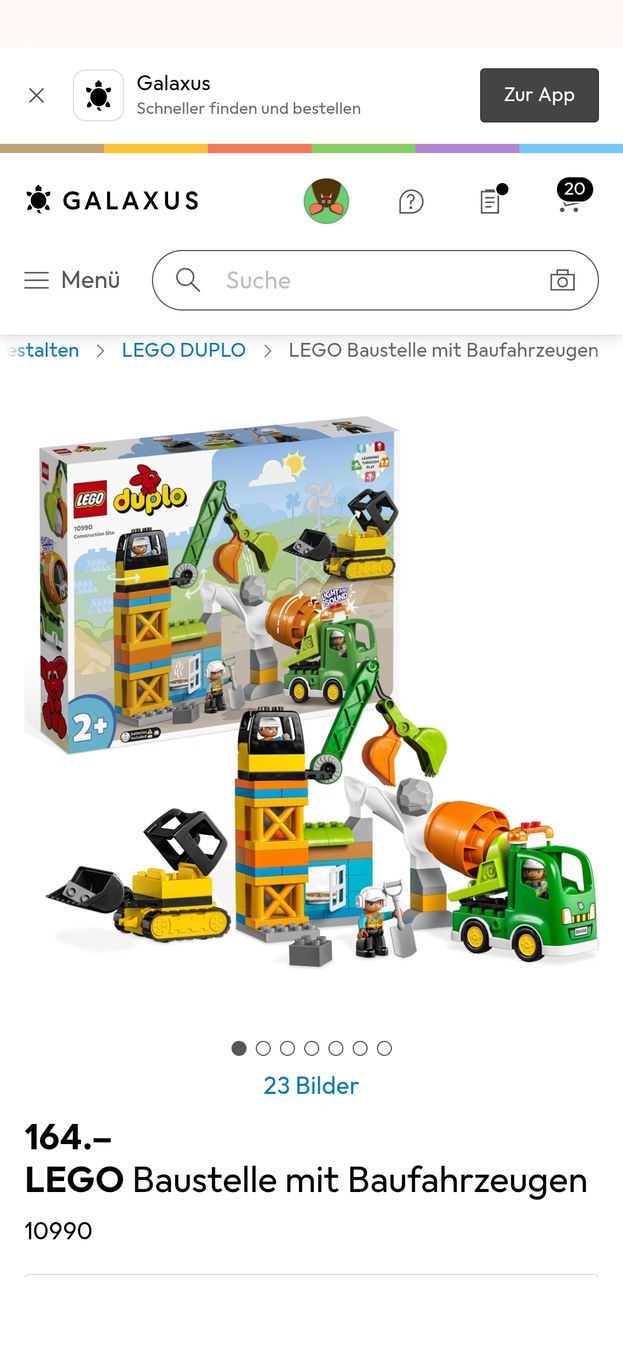 Lego Kit di costruzioni: Lego Duplo Baustelle 10990 komplett – Usato da Dettighofen Lengw. venduto da mai_75wt 4