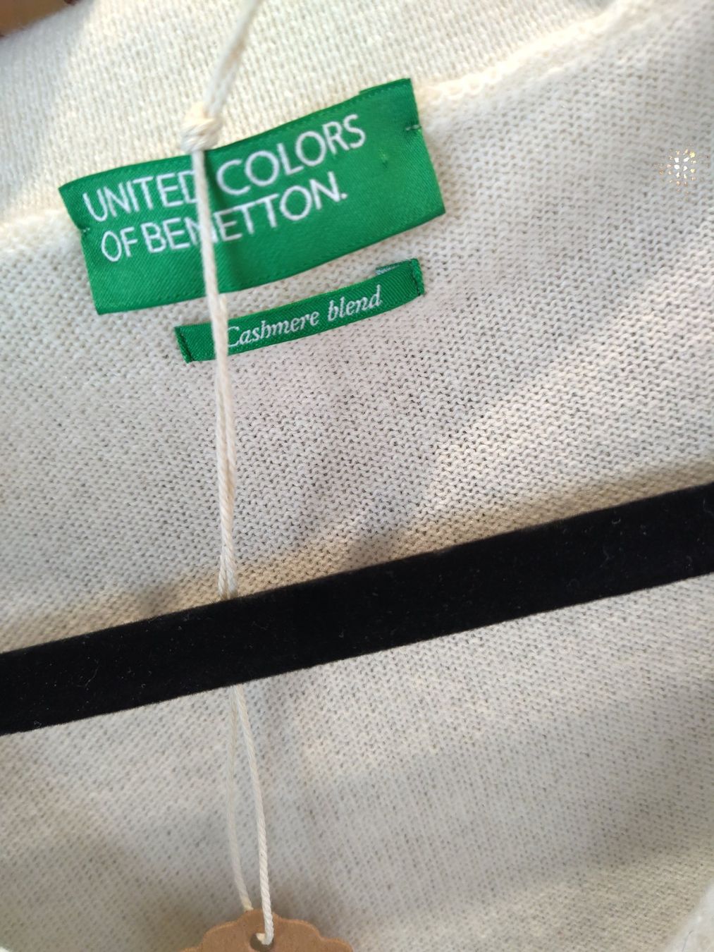 Benetton Maglioni & Felpe: Benetton cashmere pullover weiss-creme S – Usato da Losone venduto da ell_nora89 2