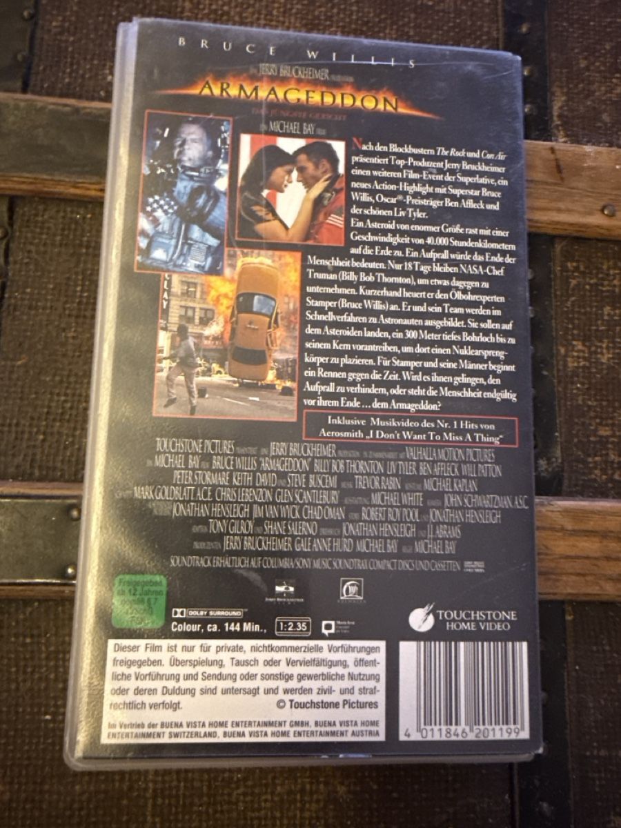 Tutti i VHS: Armageddon Film VHS  – Usato da Basel venduto da Der_Bieter 1
