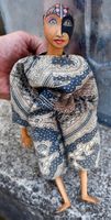 Vintage Indonesische BONEKA Kunsthandwerk Puppe H 33cm