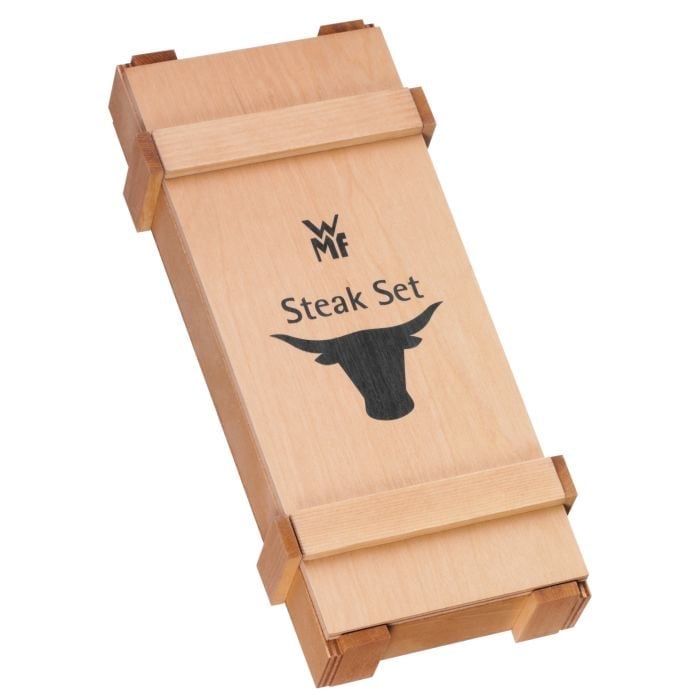 WMF Coltelli: WMF RANCH STEAKMESSER-SET, 6-TEILIG – Nuovo e nell'imballaggio originale da Root venduto da NaBr76