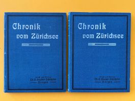 Chronik vom Zürichsee. Jahrgang 1909 und 1910. 2 Bände