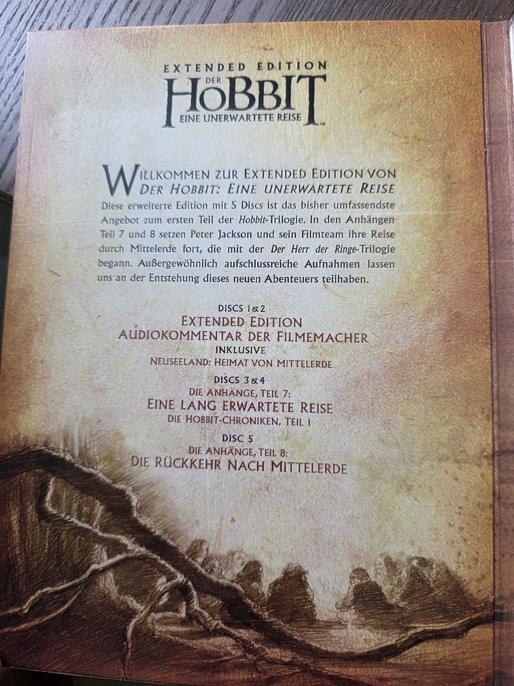 Tutti i DVDs: Der Hobbit DVD Serie Extended Edition  – Nuovo (secondo la descrizione) da Dietikon venduto da ninuzzo28 1