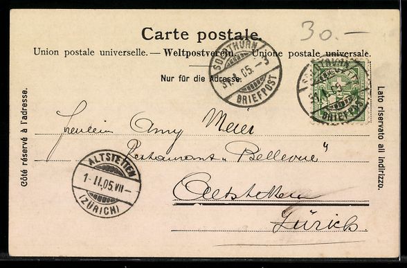 Cartoline postali: AK Solothurn, Postgebäude – Usato da Berlin venduto da bartko-reher 1