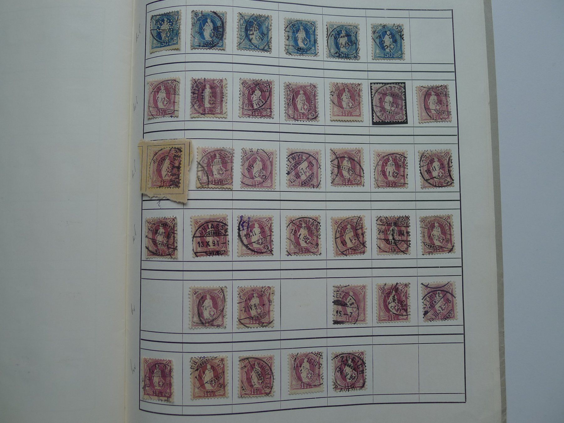 Tutti i francobolli: Sammlung Schweiz ab 1862- ca. 1908 – Usato da Dagmersellen venduto da q1w2e3r4 7