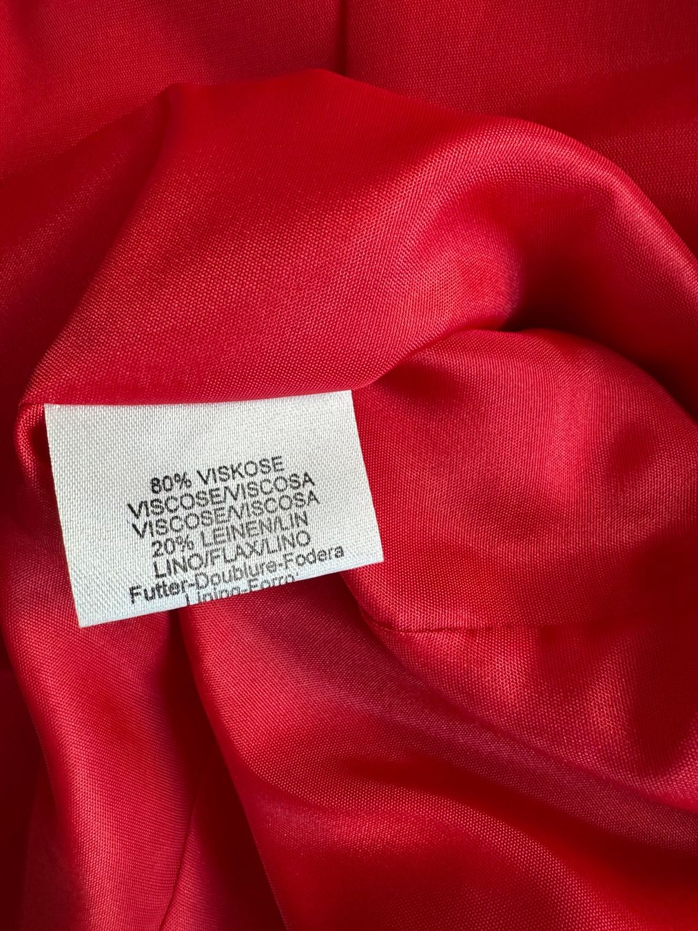 Vestes: Vintage Oversize Blazer Rot Kurzarm – D'occasion à Zürich par ong8 5