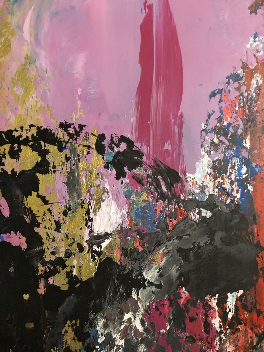 Tableaux: Gemälde abstrakt 60/60cm – Neuf avec emballage d'origine à Frauenkappelen par MissCadillac 5