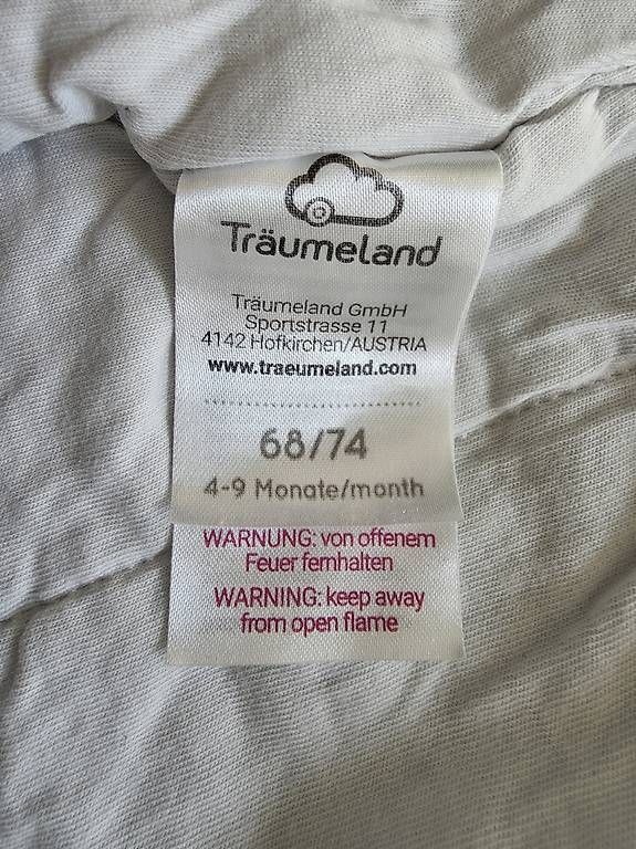 Sacchi a pelo: Babyschlafsack Gr. 68/74 Träumeland – Usato da Zürich venduto da CorMa01 1