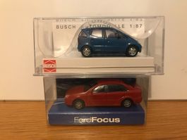 Rietze Ford Focus & Busch Mercedes C-Klasse