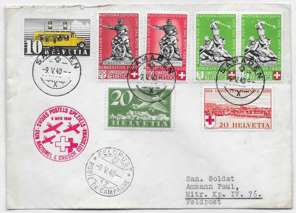 1940: Svouls Postels Speziels mit Nr.210/B7-B5c/B3/F4z/240 (Gebraucht ...