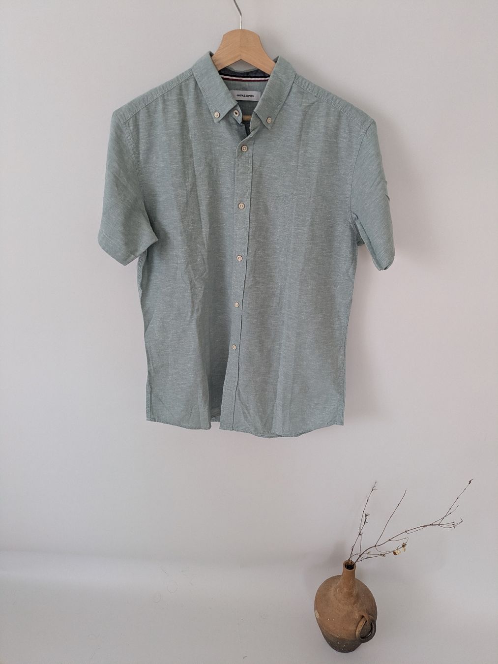 Camicie: Hemd von Jack & Jones Gr. M Hellblau Sommerlich-leicht – Usato da Rorschach venduto da joh_v2y2 1