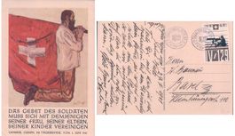 Armée Suisse, Drapeau Cachet Militaire Ter. Mitr. Kp (IV/27)