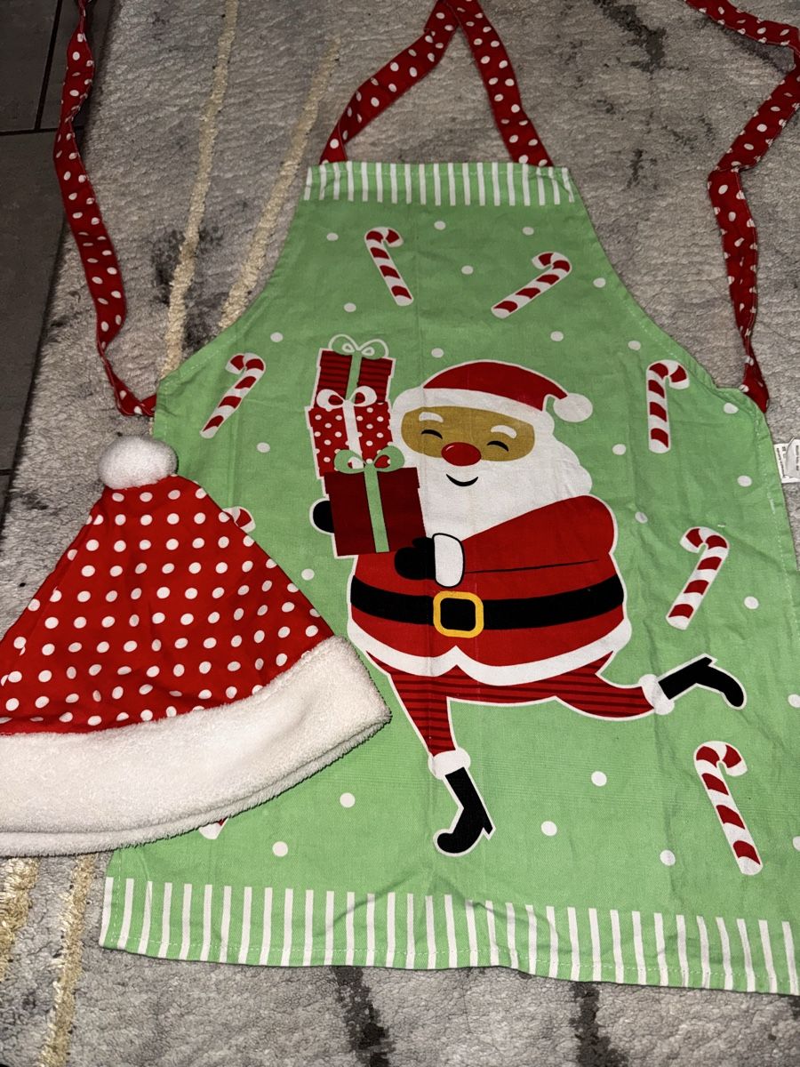Altro per bambini: Kochschuerze mit Weihnachtsmann, – Usato da Weite venduto da Quarantino 2
