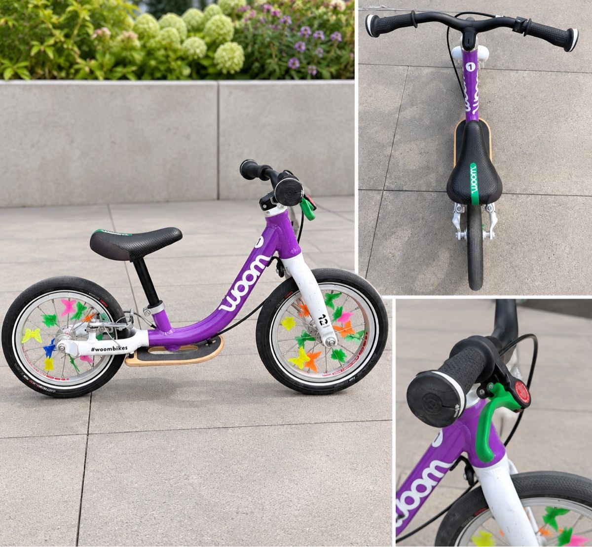 Woom Biciclette: Woom 1 Laufrad Plus purple  – Usato da Salenstein venduto da NuvoleBianche