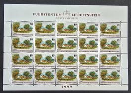 LI-Bogen frankaturgültig ** (Z1134) SBK 40.- (1999)