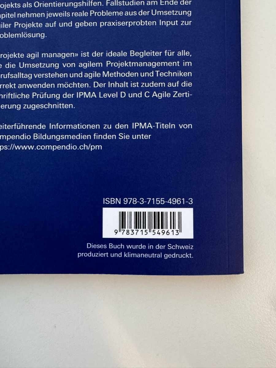 Bücher: Buch - Projekte agil managen – Neu (gemäss Beschreibung) aus Ruggell von mar_vq6b 2