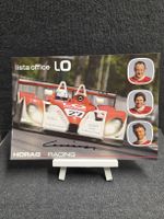 Original Signiert vom Fredy Lienhard Schweizer Rennfahrer 