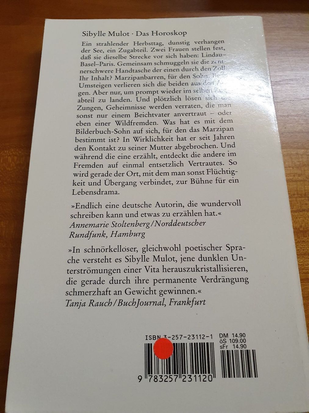 Libri: Das Horoskop- Sibylle Mulot – Usato da Oberdorf BL venduto da BaldenEagle 1