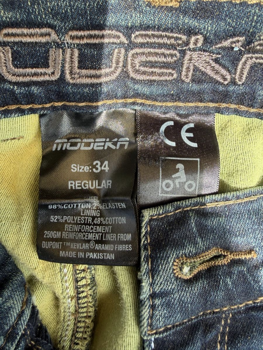 Jeans: Modeka Motorrad-Jeans Grösse 34 Regular – Nuovo (secondo la descrizione) da Wil SG venduto da Sergione 4