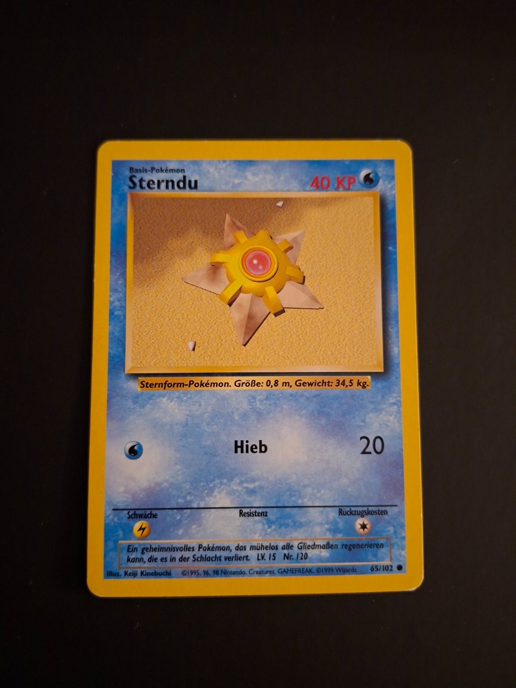 Pokémon Sammelbilder & Trading cards: Sterndu #65 Base Set DE – Gebraucht aus Biasca von Sara_Poke123
