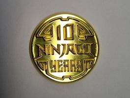 LEGO Ninjago coin55 Coin, Souvenir Legoland Ninjago 10 Years