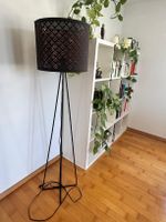 Stehlampe Metall mit Lochmuster braun/bronze guter Zustand