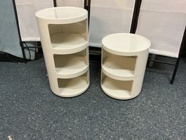 2 Beistellmöbel von Kartell by Anna Castelli