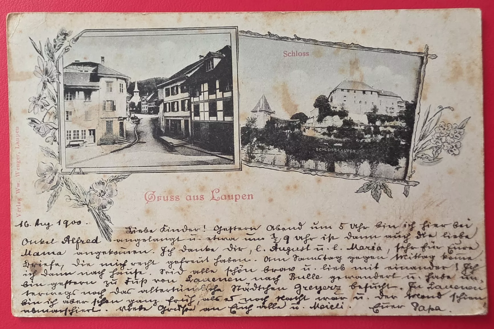 Cartoline postali: Ansichtskarte Laupen  – Usato da Bern venduto da Kocholo