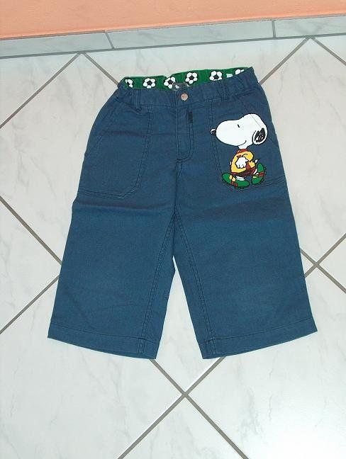Pantaloni: Neu: Snoopy 3/4 Shorts - blau - Gr. 128 – Nuovo (secondo la descrizione) da Uznach venduto da Laeuffer