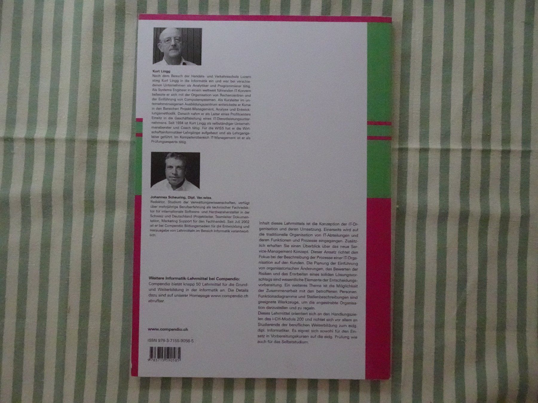 Libri: Compendio - IT-Organisation konzipieren & umsetzen - To24.52 – Nuovo (secondo la descrizione) da Küssnacht am Rigi venduto da Bookslove-Divers 1