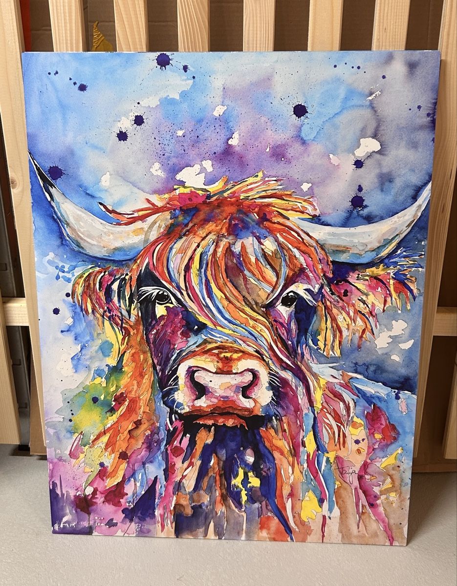 Poster & Bilder: Bilder, handgemalt 60x80cm Hochformat – Neu (gemäss Beschreibung) aus Niedergösgen von Ribam