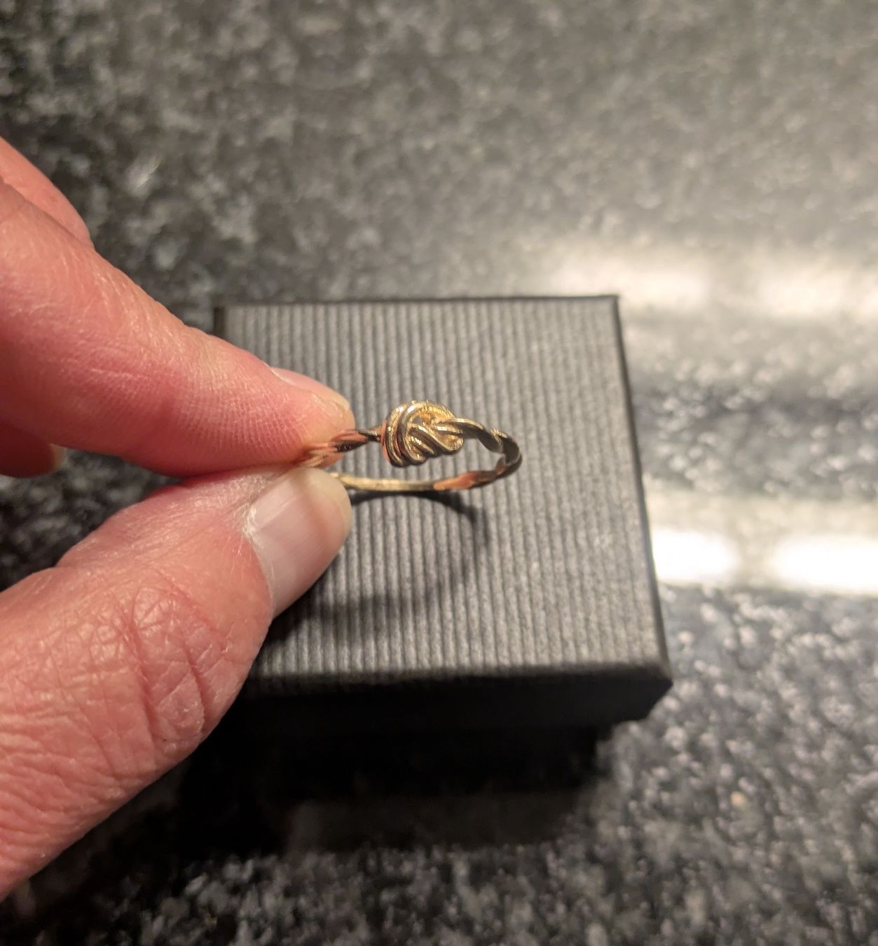Bagues: Knotenring 585 Gold, Gr. 55 – D'occasion à St. Gallen par Jasik1 2