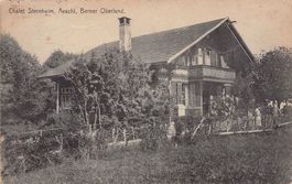 Aeschi bei Spiez, Chalet Sternheim, gelaufen 1928
