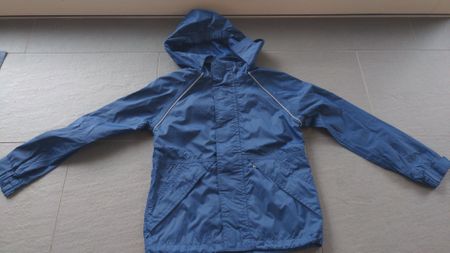 Regenjacke blau Gr. 128