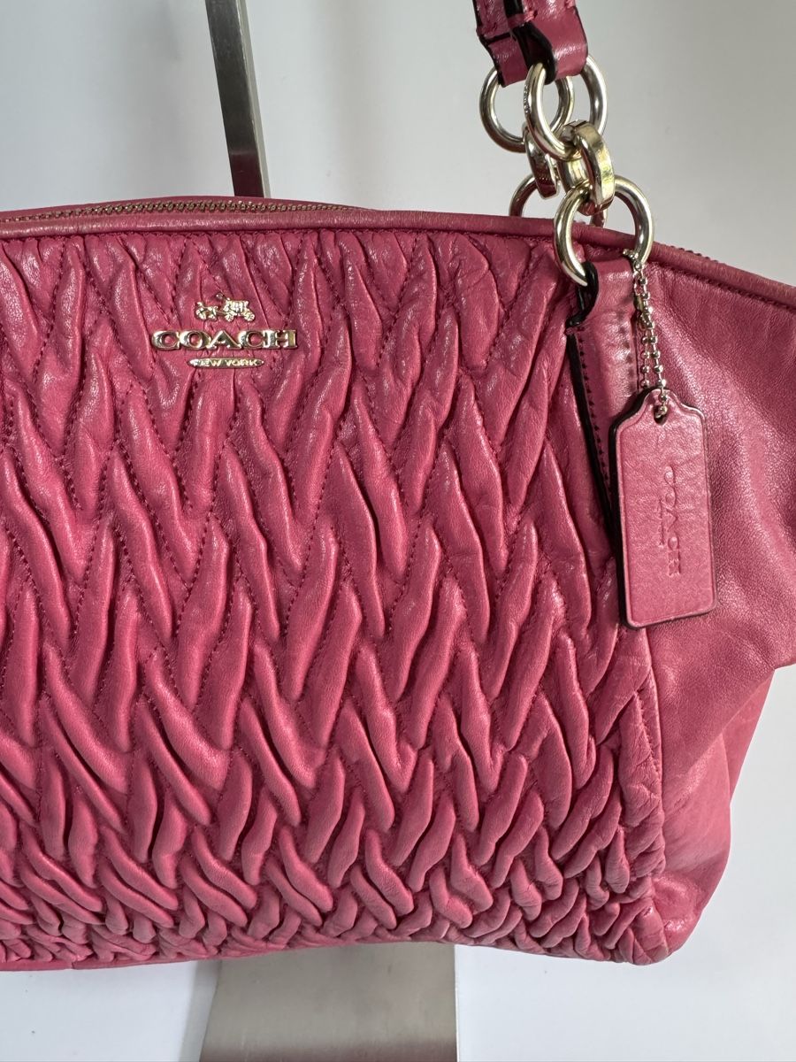 Coach Borse da donna: Original Coach Handtasche Rot Leder – Usato da Vionnaz venduto da b_f_d_r_g 1