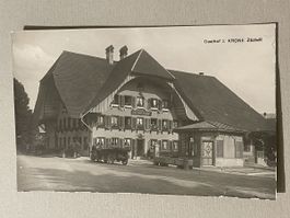 Ansichtskarte Gasthof Krone Zäziwil. Zustand gut