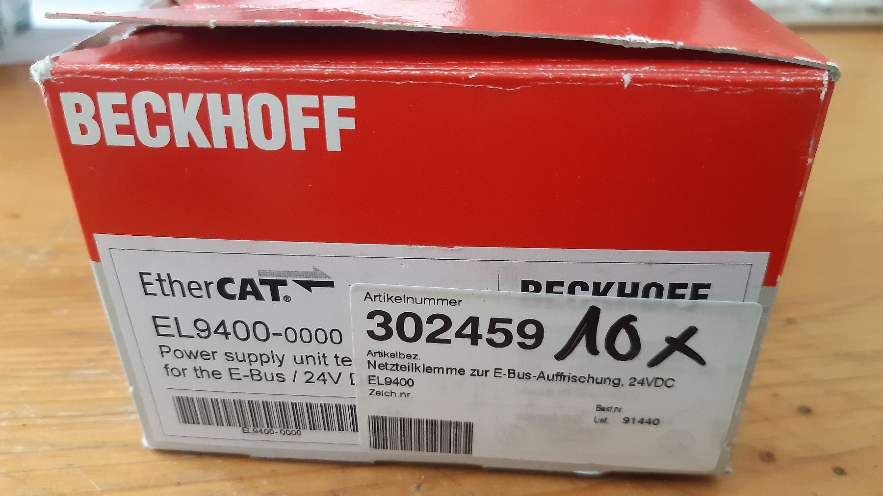 Beckhoff Elektronikbauteile: Beckhoff EL9400 Power Supply Unit new – Neu und originalverpackt aus Oey von Parkplatzbrocki 3