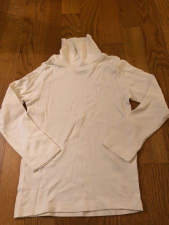 ROLLKRAGENSHIRT H&M weiss 110/116